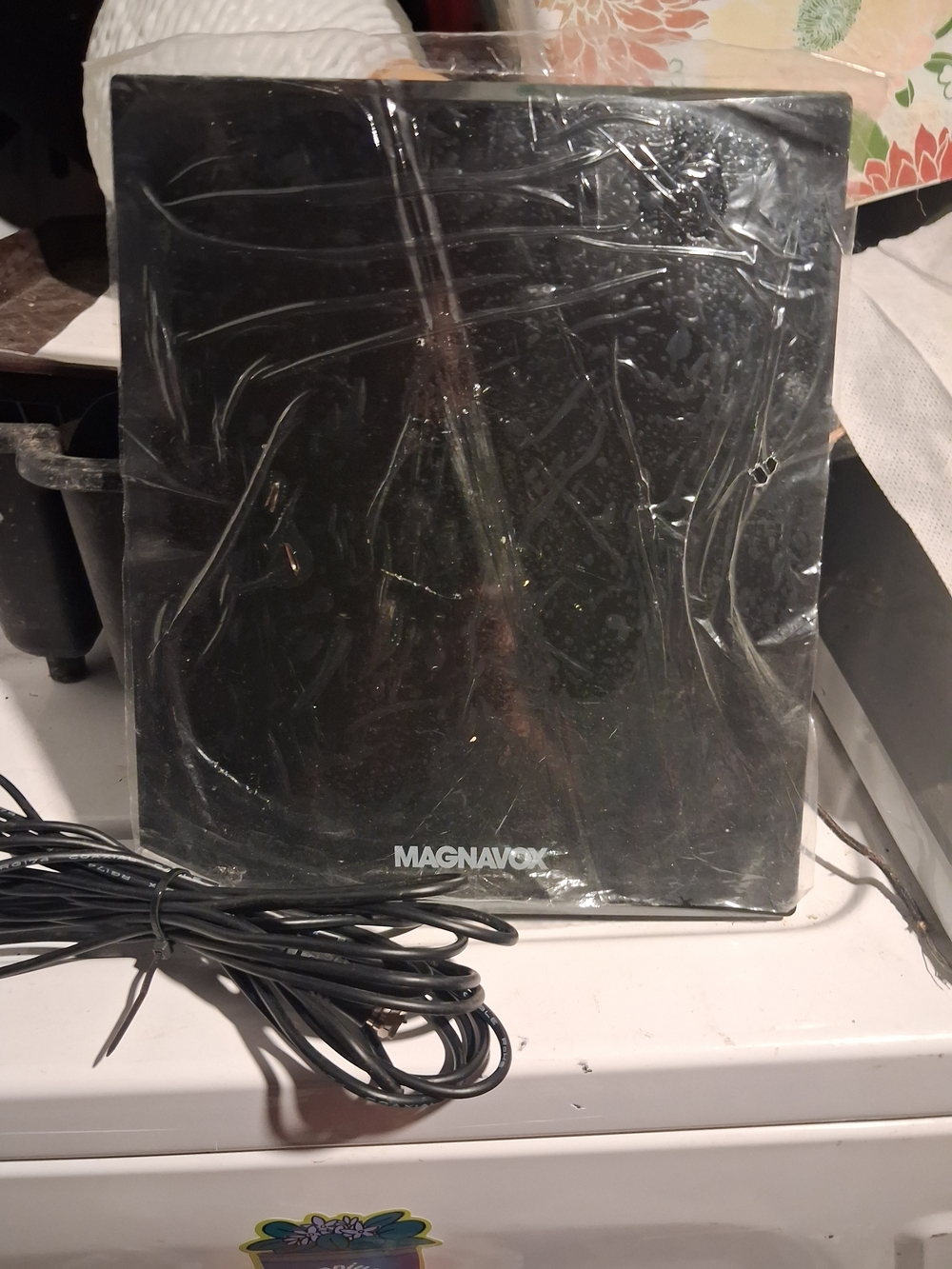 Magnavox Black Indoor TV Antenna